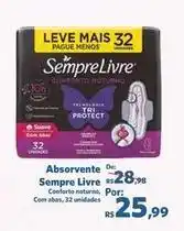 Sam's Club Sempre livre - absorvente adaptor oferta