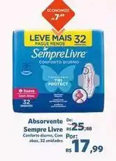Sam's Club Leve - absorvente sempre livre oferta