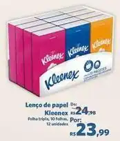 Sam's Club Kleenex - lenço de papel oferta