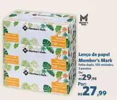 Sam's Club Member's mark - lenço de papel oferta