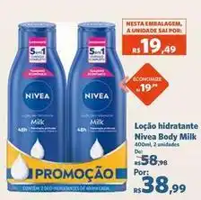 Sam's Club Nivea - loção hidratante body milk oferta