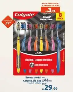 Sam's Club Colgate - escova dental zig zag oferta