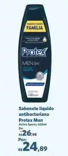Sam's Club Protex - sabonete liquido antibacteriano men oferta