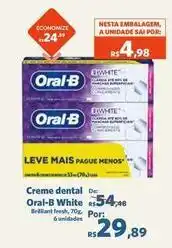 Sam's Club Oral-b - creme dental white oferta