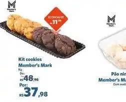 Sam's Club Member's mark - kit cookies oferta