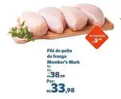 Sam's Club De - filé de peito de frango oferta
