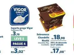 Sam's Club Vigor - iogurte grego oferta