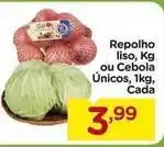 Carrefour Repolho liso, ou cebola oferta