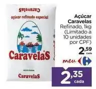 Carrefour Caravelas - açúcar oferta