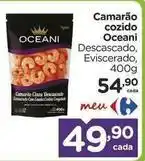 Carrefour Oceano - camarão cozido oferta