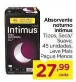 Carrefour Intimus - absorvente noturno oferta
