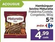 Carrefour Maturatta - hambúrguer bovino oferta