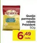 Carrefour President - queijo parmesão ralado oferta