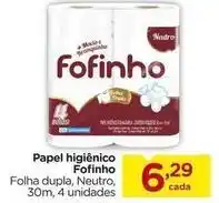Carrefour Fofinho - papel higiênico oferta