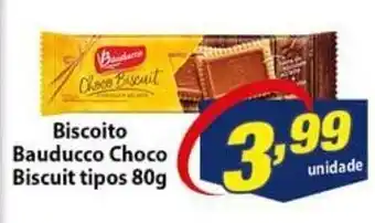 Vencedor Atacadista Biscoito Bauducco Choco Biscuit tipos 80g oferta