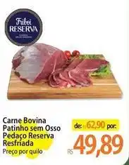 Atacadão Friboi - carne bovina patinho sem osso pedaço reserva resfriada oferta
