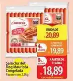 Atacadão Mauricéa - salsicha hot dog oferta