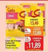 Atacadão Sadia - coxa de frango iqf congelada oferta