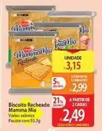 Atacadão Mamma mia - biscoito recheado oferta