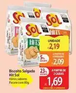 Atacadão Sol - biscoito salgado oferta