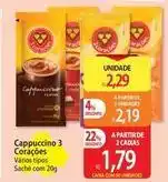 Atacadão 3 corações - cappuccino oferta