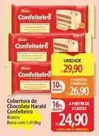 Atacadão Harald - cobertura de chocolate confeiteiro oferta