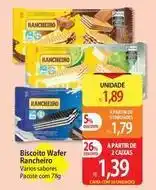 Atacadão Rancheiro - biscoito wafer oferta