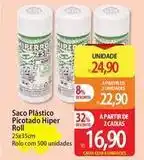 Atacadão De - saco plastico picotado hiper roll oferta