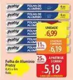 Atacadão Pratsy - polha de aluminio oferta