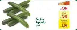 Atacadão Japonês - pepino japones oferta