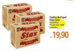 Atacadão Stax - toalha de papel luxo oferta