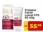 Tonin Superatacado L'oréal - protetor facial fps 60 40g oferta