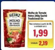 Spani Atacadista Heinz - molho de tomate tradicional un oferta