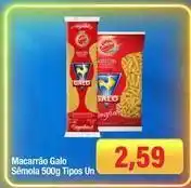 Spani Atacadista Macarrão galo sêmola oferta