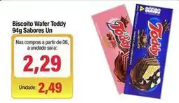 Spani Atacadista Toddy - biscoito wafer oferta