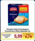 Spani Atacadista Adria - torrada embalagem econômica 284g sabores un oferta