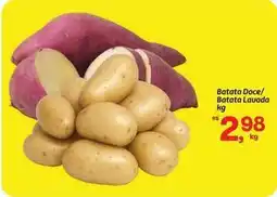 Fort Atacadista Batata doce/ batata lavada oferta