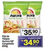 Fort Atacadista Aurora - filé de tilápia iqf congelada oferta
