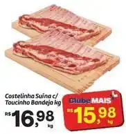 Fort Atacadista Costelinha - suína c/toucinho bandeja oferta