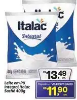 Fort Atacadista Italac - leite em pó integral/saché oferta