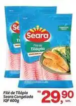Fort Atacadista Seara - filé de tilápia congelada iqf600g oferta