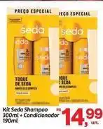 Fort Atacadista Seda - kit shampoo 300ml + condicionador 190ml oferta