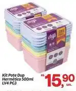 Fort Atacadista Leve - kit pote dup hermetico oferta