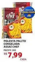 Assaí Atacadista Do chef - polenta palito congelada assai oferta