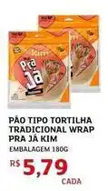 Assaí Atacadista Kin - pão tipo tortilha tradicional wrap oferta