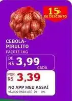 Assaí Atacadista De - cebola pirulito oferta