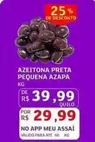 Assaí Atacadista De - azeitona preta pequena azapa oferta