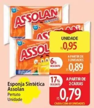 Esponja Sintética Assolan Pertuto