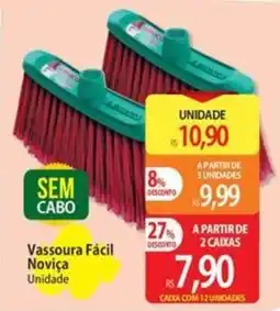 Atacadão Vassoura Fácil Noviça oferta