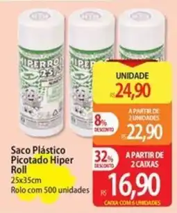 Atacadão Saco Plástico Picotado Hiper Roll oferta